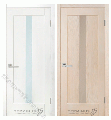 Двери Терминус №33 ясень-белый, ясень-крема